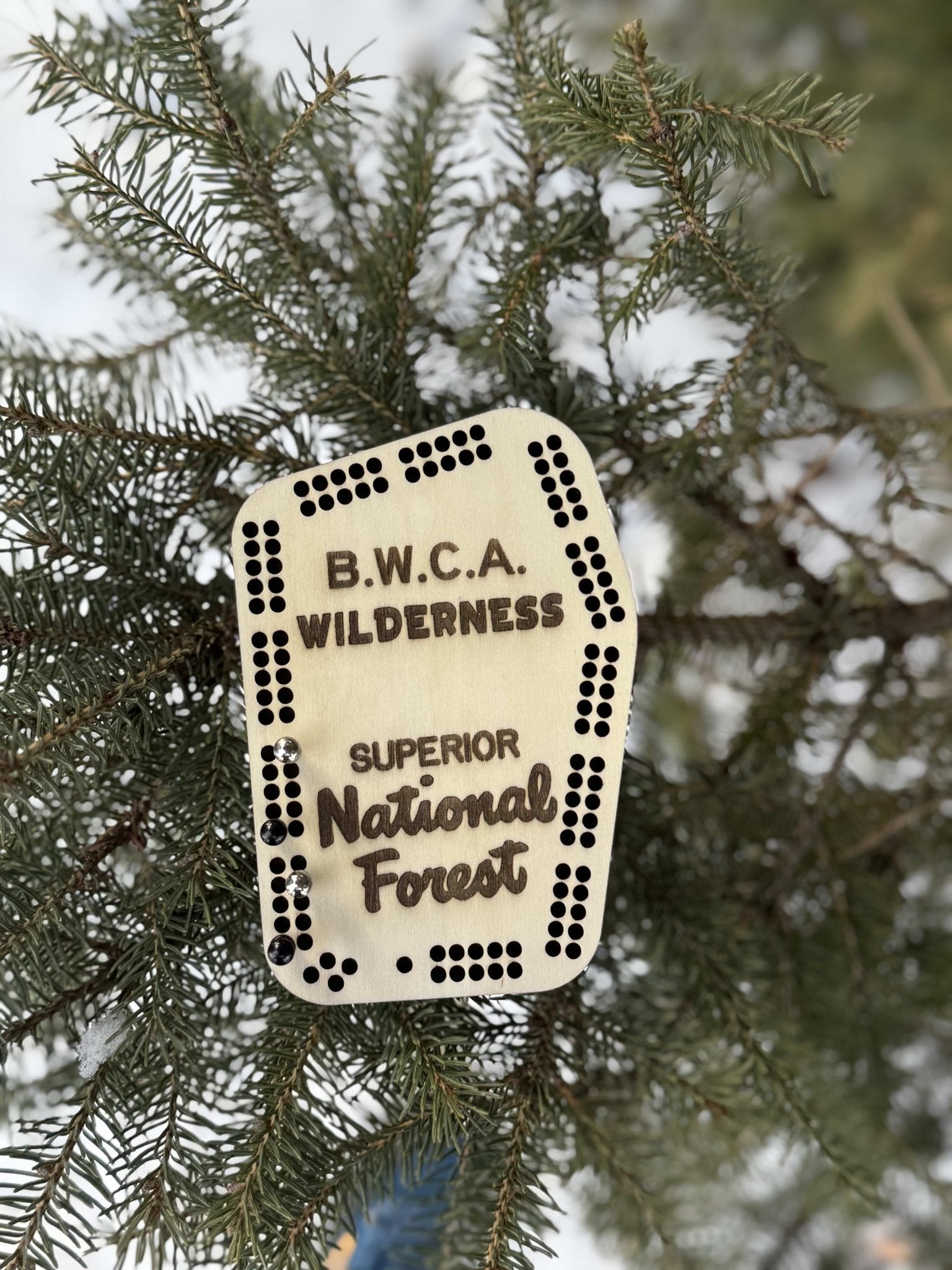 Boundary Waters Pocket Cribbage Board - True North Map Co