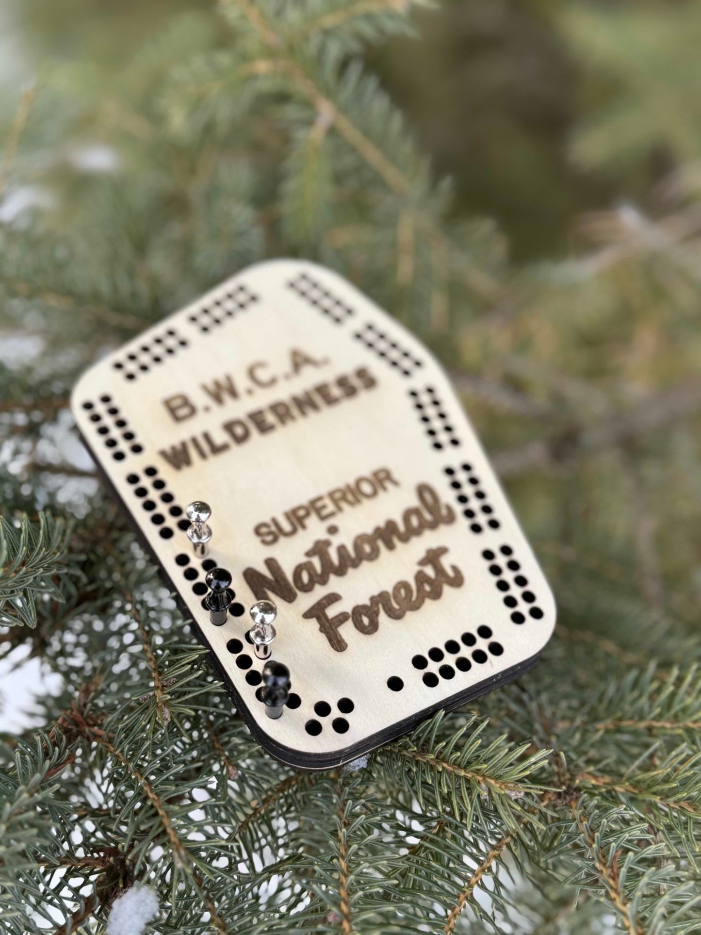 Boundary Waters Pocket Cribbage Board - True North Map Co