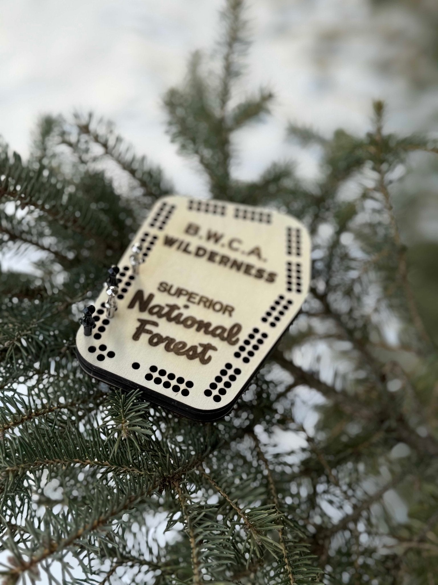 Boundary Waters Pocket Cribbage Board - True North Map Co
