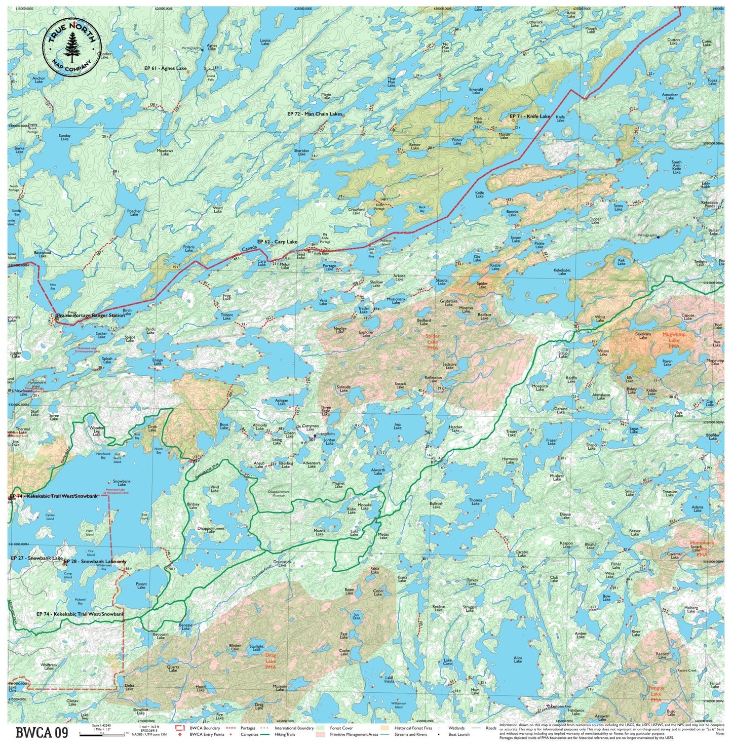 BWCA 09 - True North Map Co