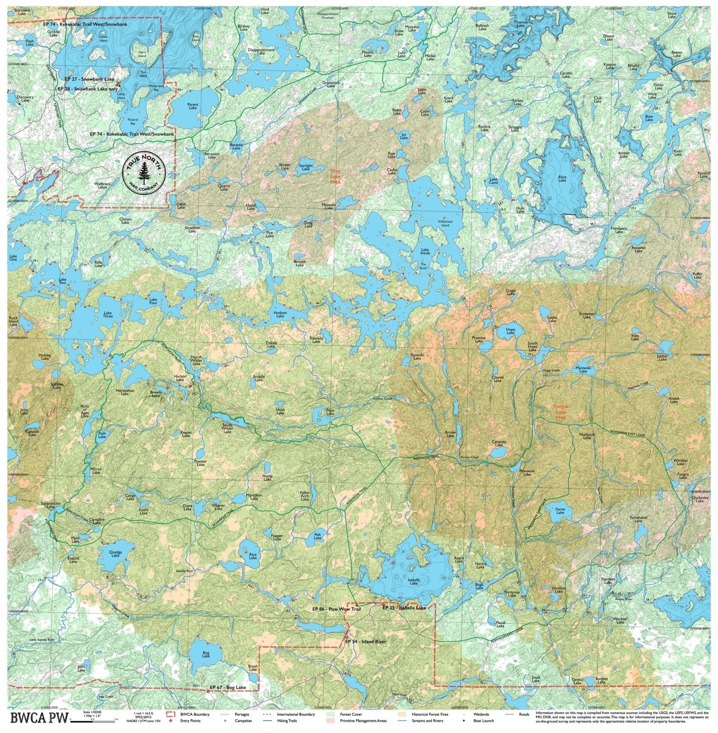 BWCA PW - True North Map Co