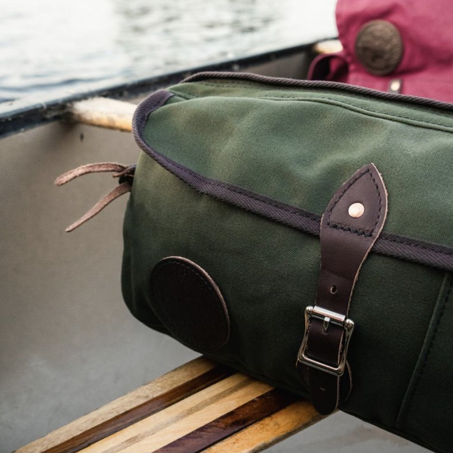 Duluth Pack - Canoe Thwart Bag Model II - Olive Drab - True North Map Co