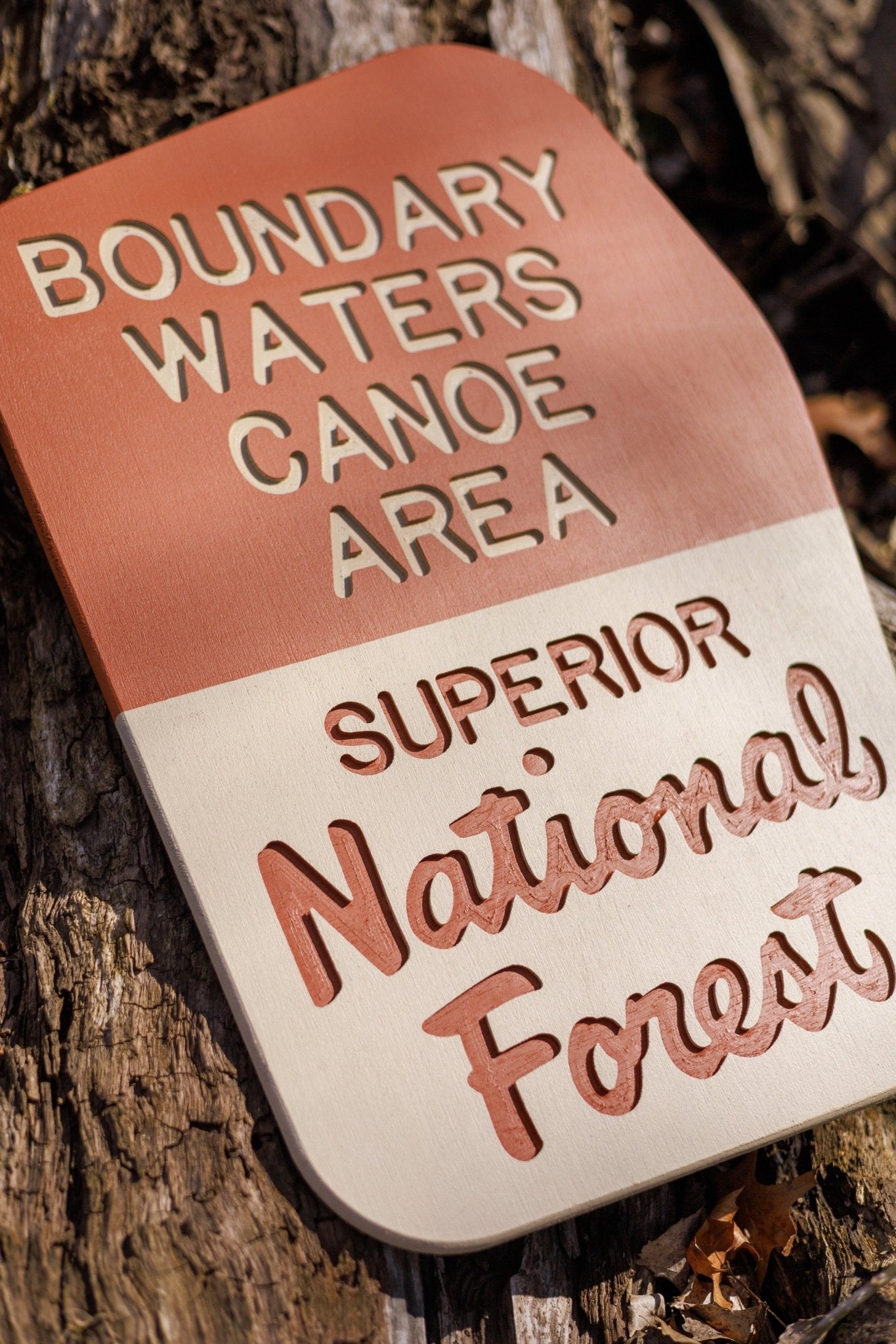 Boundary Waters Canoe Area (BWCA) - Superior National Forest Replica Sign - True North Map Co