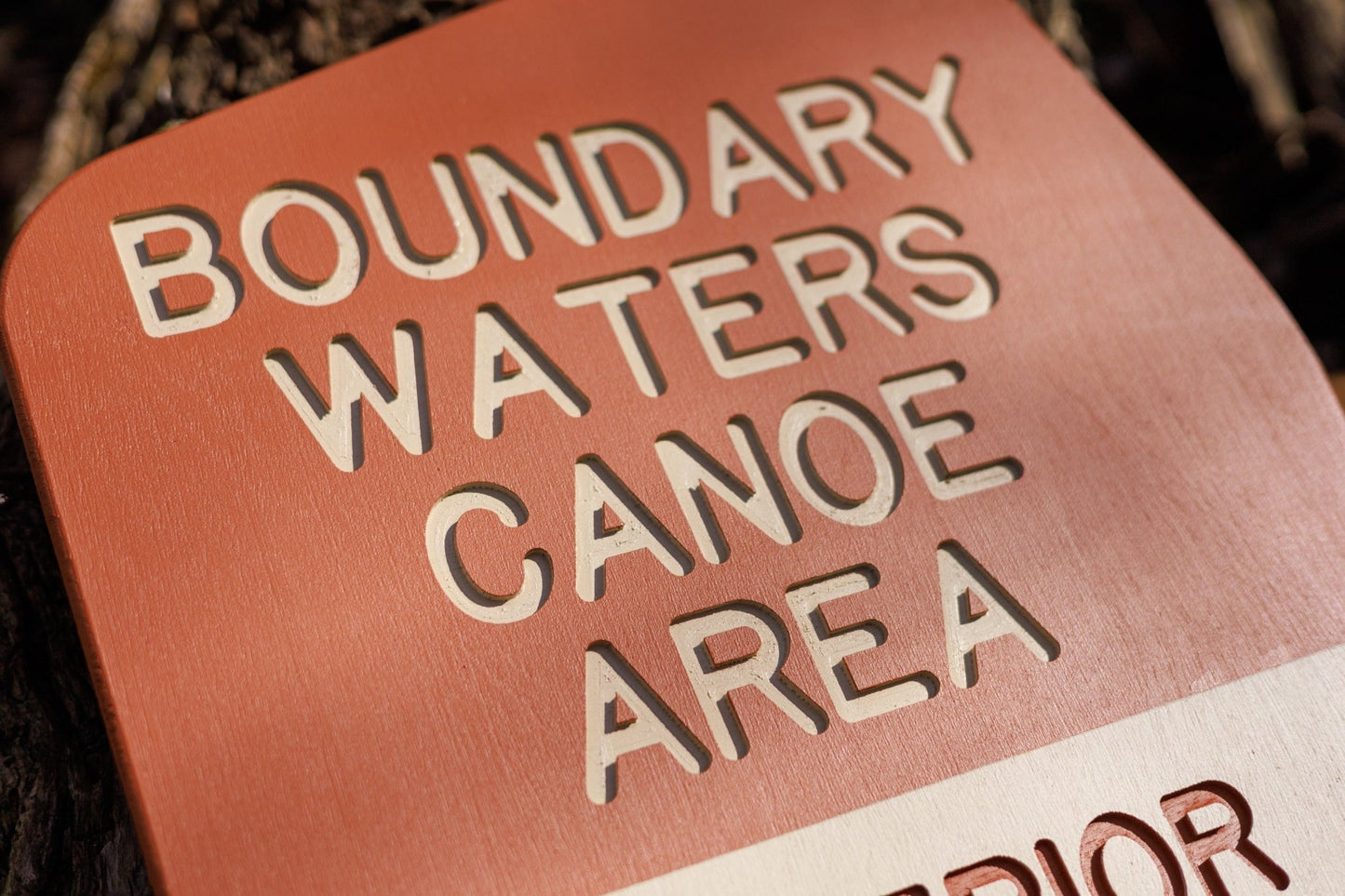 Boundary Waters Canoe Area (BWCA) - Superior National Forest Replica Sign - True North Map Co