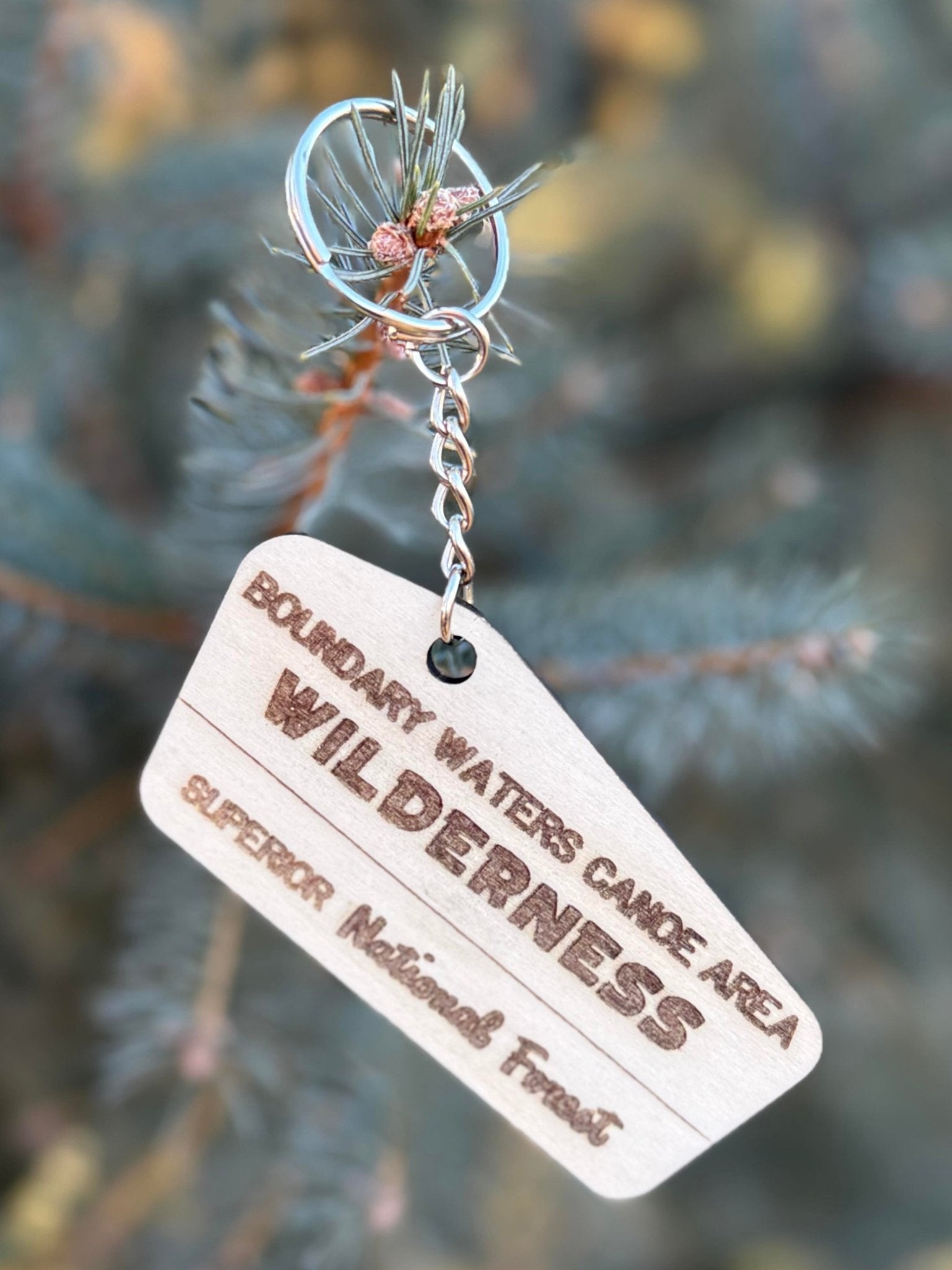 Boundary Waters Keychains - True North Map Co
