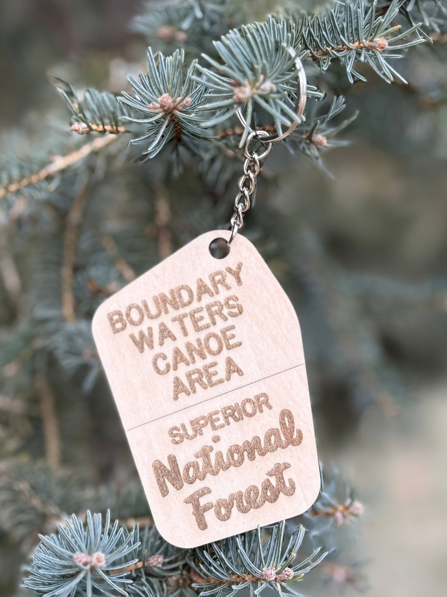 Boundary Waters Keychains - True North Map Co
