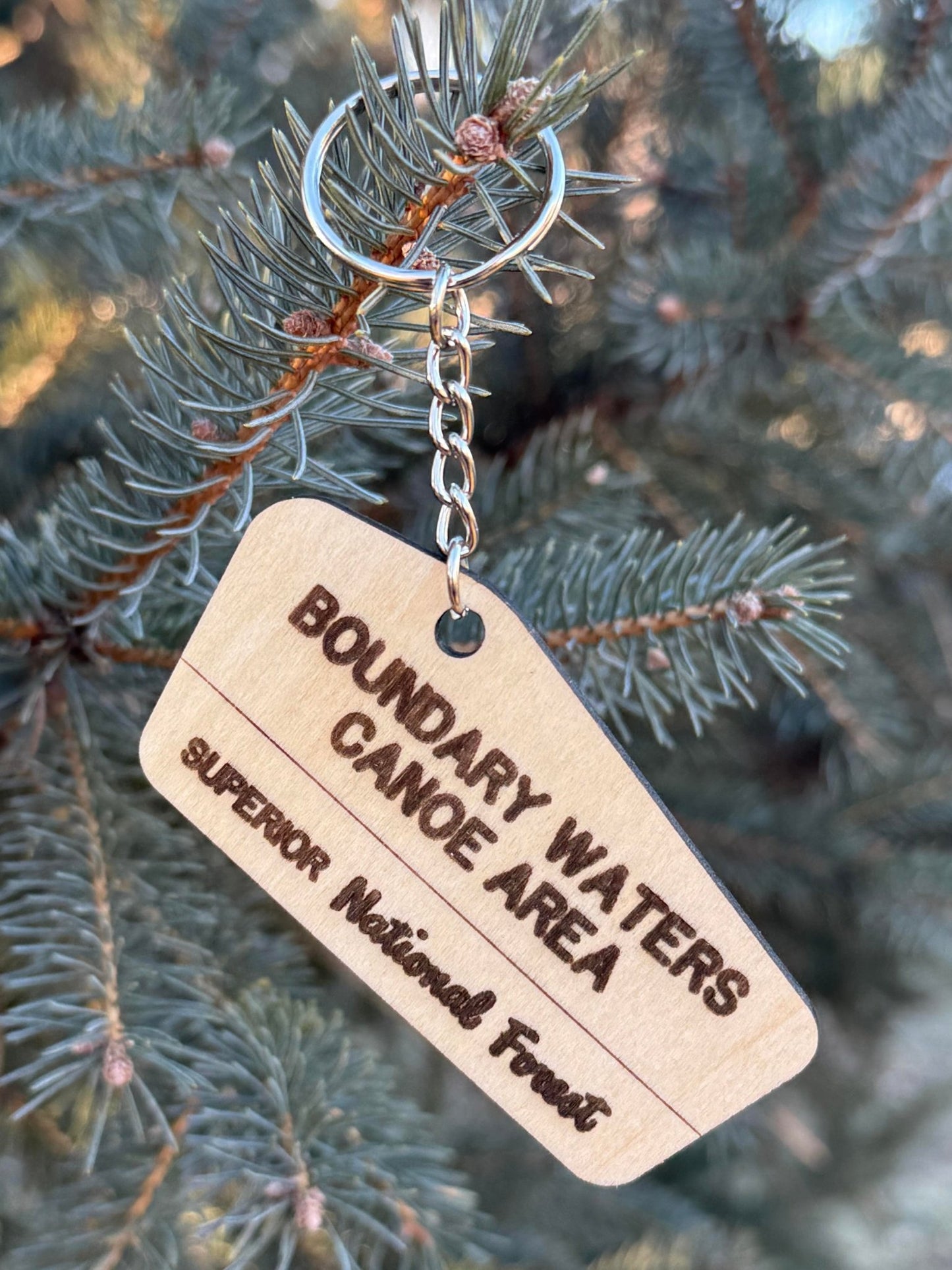 Boundary Waters Keychains - True North Map Co