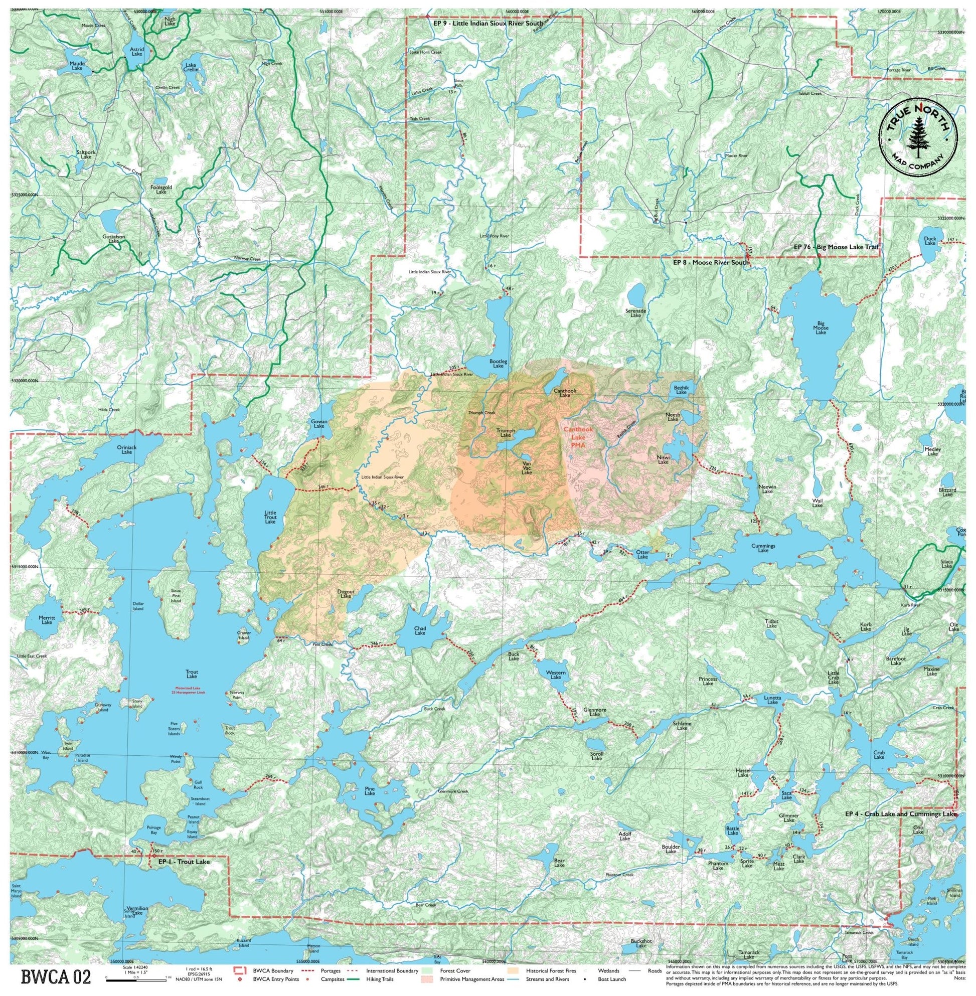 BWCA 02 - True North Map Co