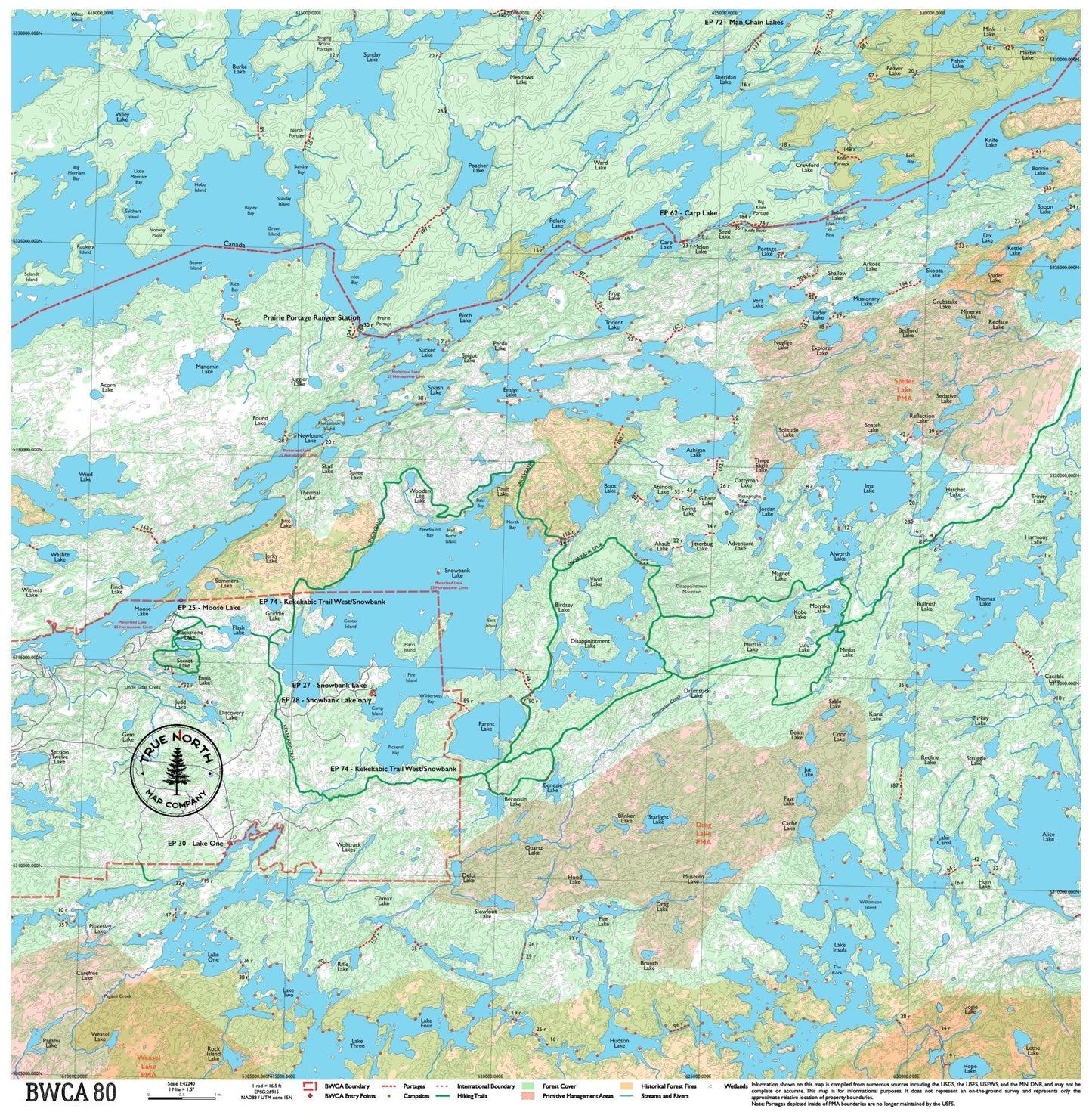 BWCA 80 - True North Map Co