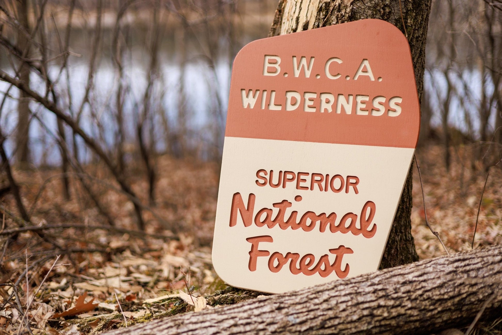 BWCA Wilderness - Superior National Forest Replica Sign - True North Map Co