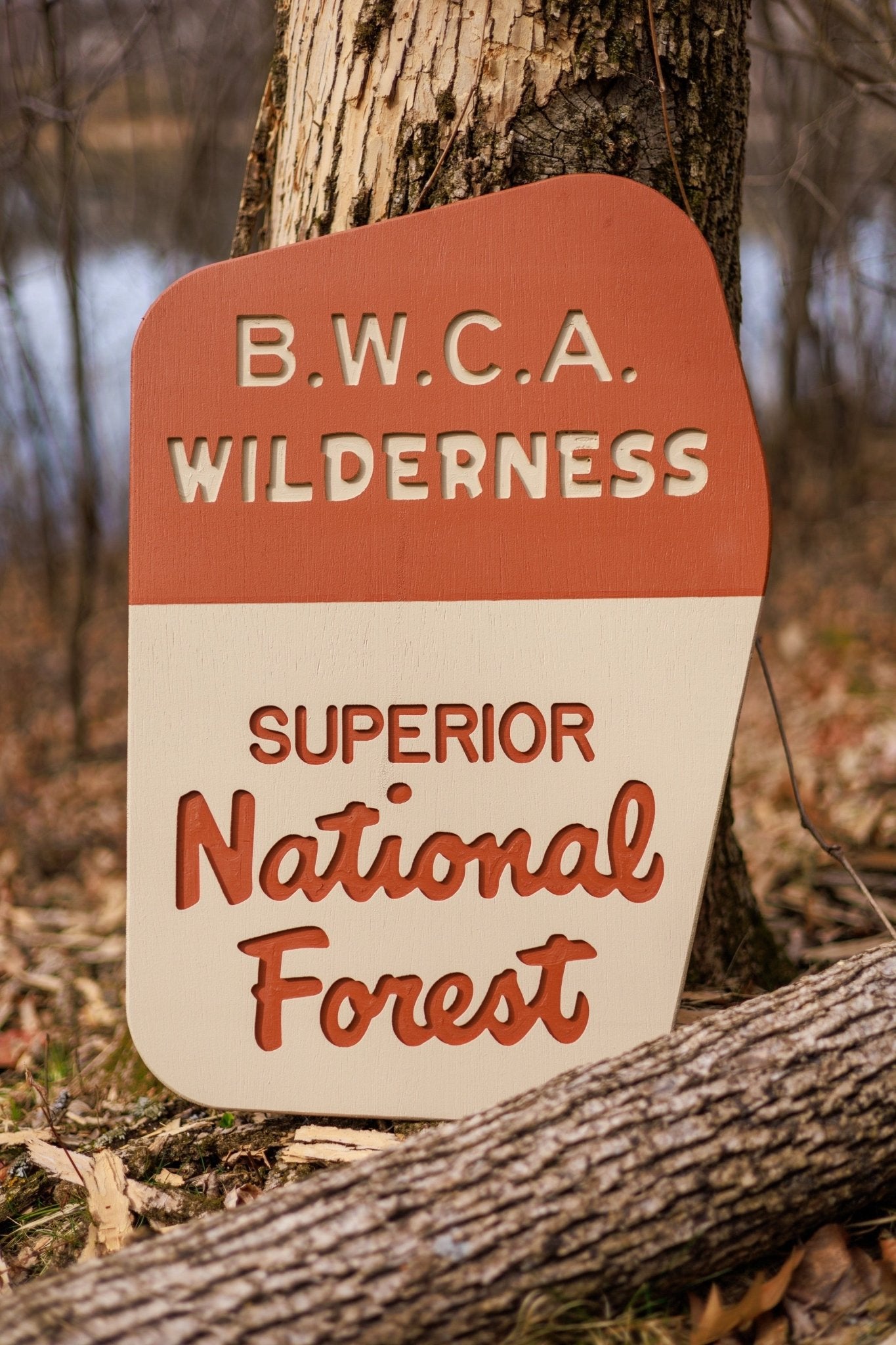 BWCA Wilderness - Superior National Forest Replica Sign - True North Map Co