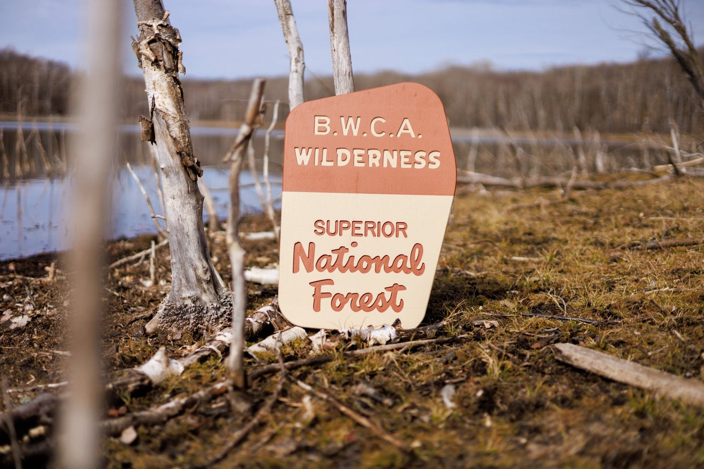 BWCA Wilderness - Superior National Forest Replica Sign - True North Map Co