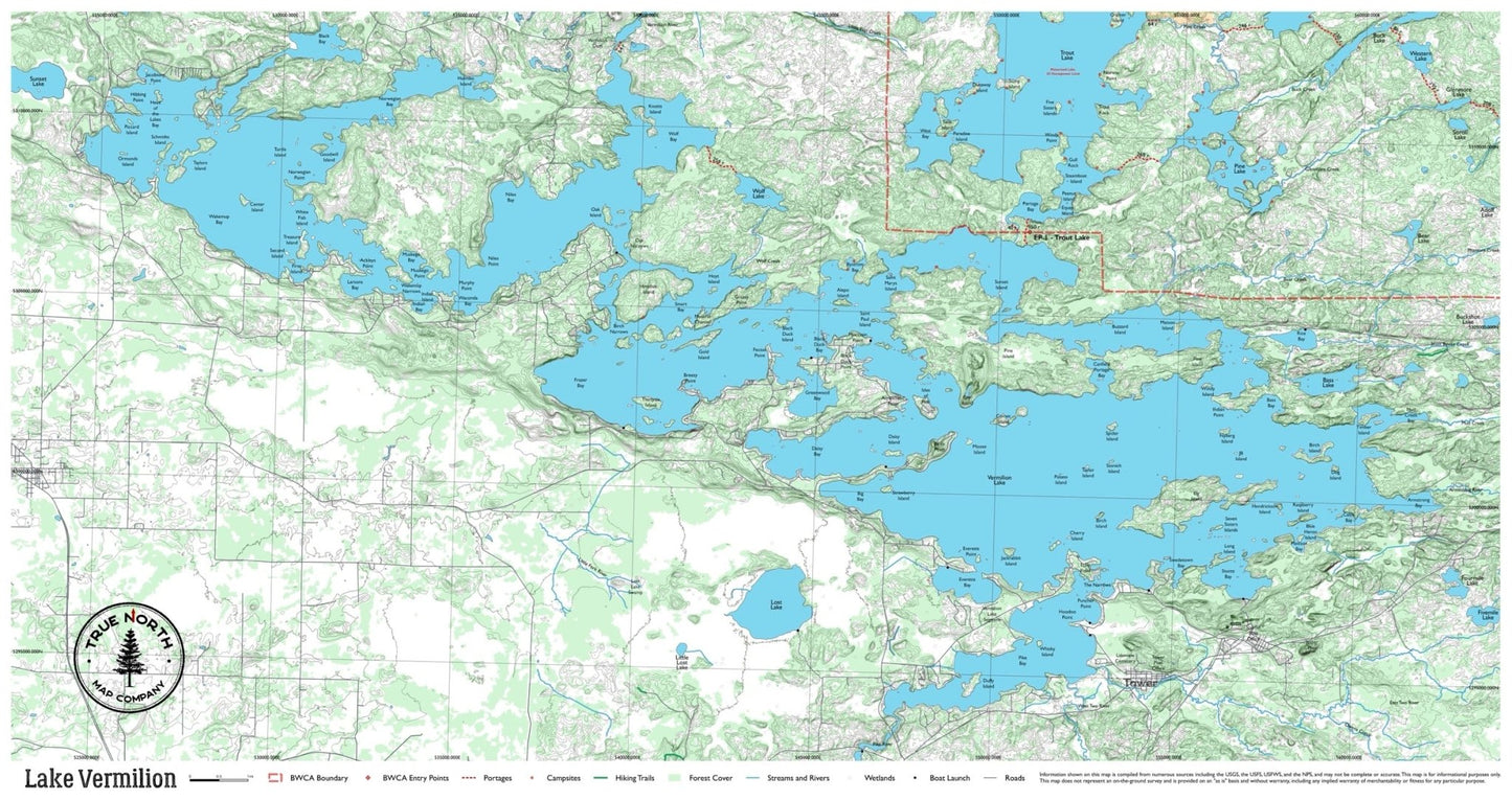 Lake Vermillion - True North Map Co