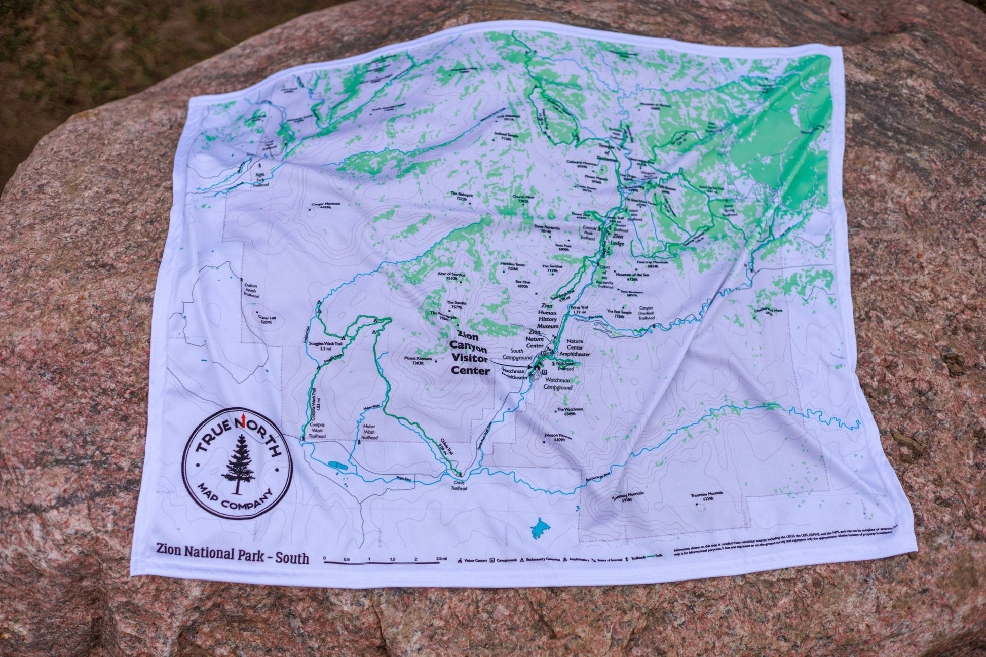 Zion National Park - True North Map Co