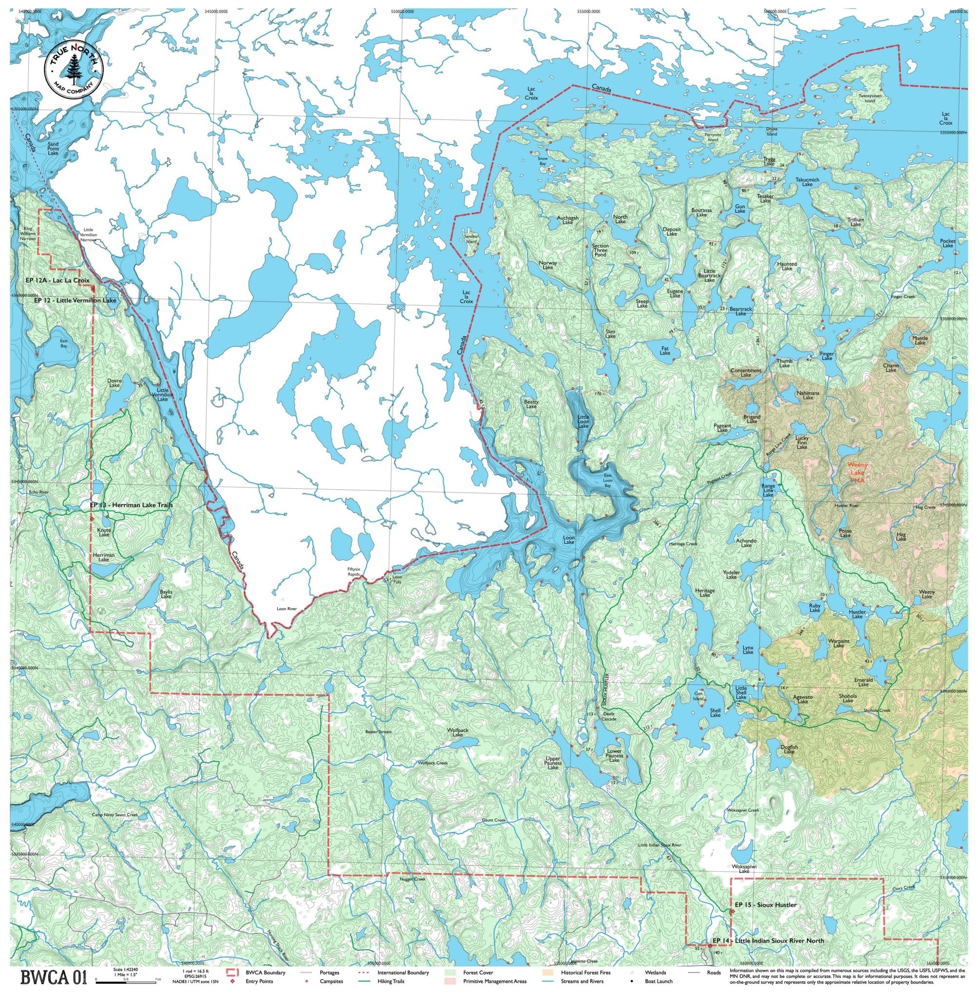 BWCA 01 – True North Map Co