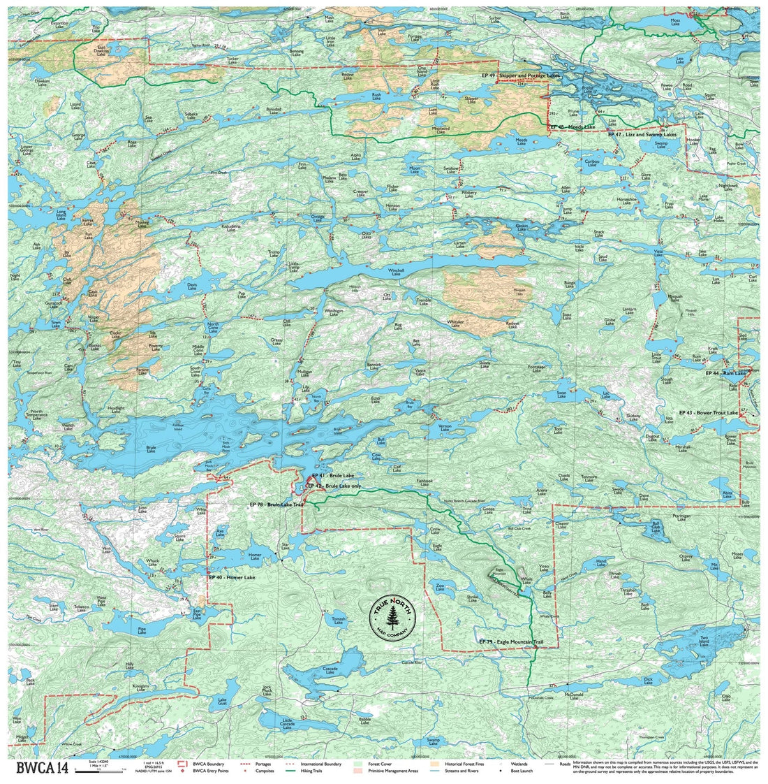 BWCA 14 – True North Map Co