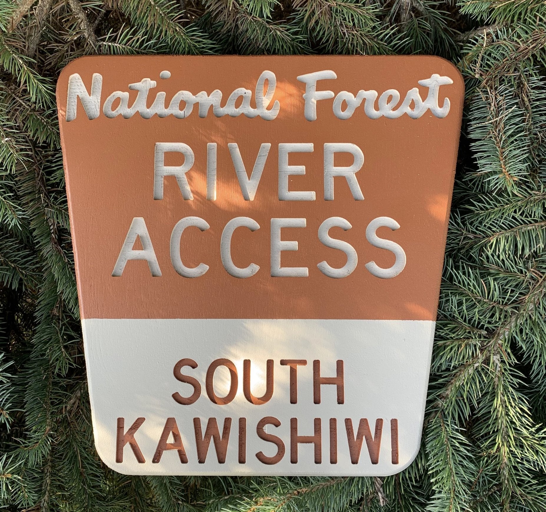 National Forest Access Sign Replicas (Customizable) - True North Map Co